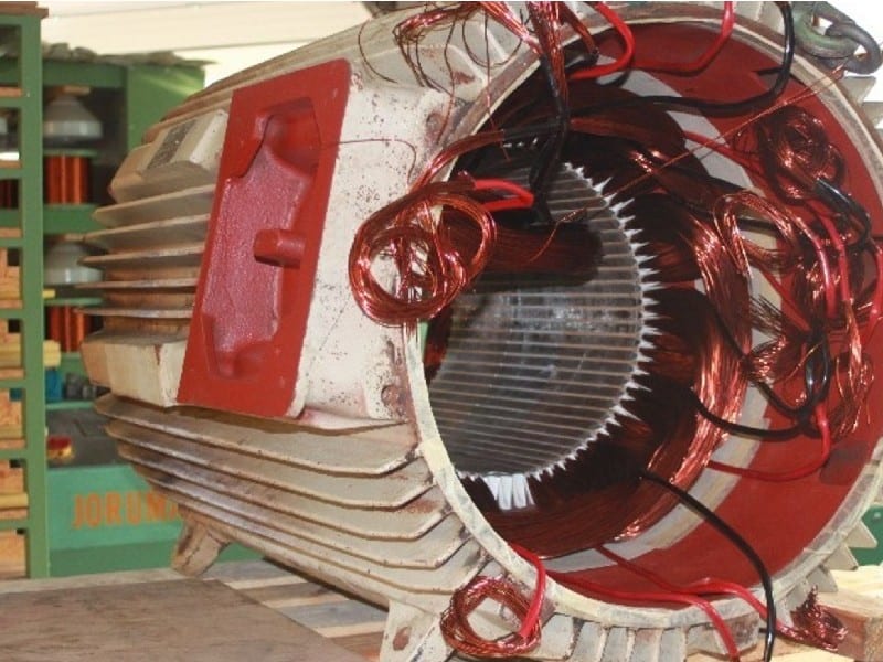 Defekter Elektromotor reparieren lassen