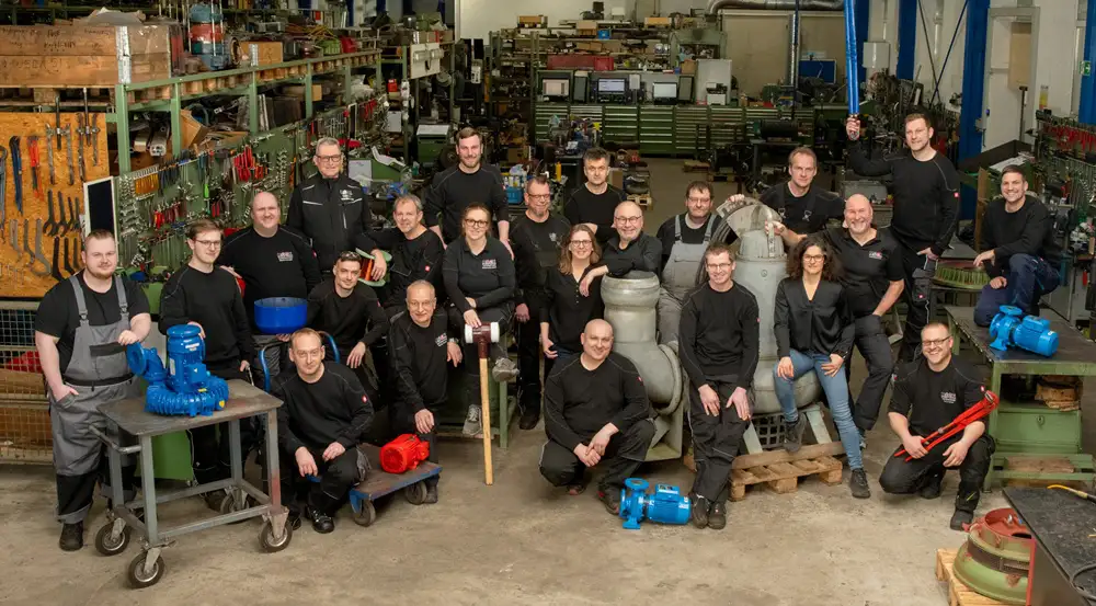 Das Team von Elektromotoren Rock Reparaturwerk GmbH